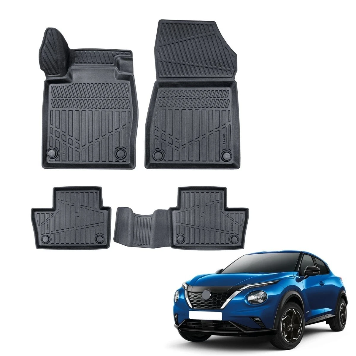 Tappetini NISSAN JUKE gomma e tessuto | prezzo e costo on line su AUTODOC