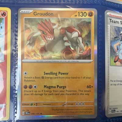 Pokémon PREN Trading Card Lot Nintendo - Groudon 049/131 (BRAND NEW)