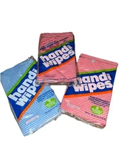 3 Vintage Handi Wipes Kitchen Cloths Lot 24x13” Total Of 26 New Cloths Free Ship