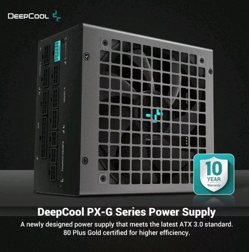 Deepcool PX1200G ATX12V 3.0/ EPS12V 80 PLUS Gold 1200 W internal Power supply - Picture 2 of 10
