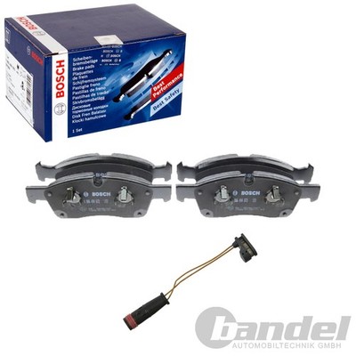 BOSCH BREMSBELÄGE + WARNKONTAKT VORNE passend für MERCEDES GL-KLASSE X166 W166