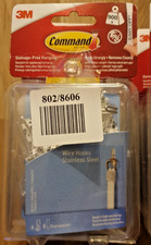 Command Clear Medium 6x Wire Toggle Hooks