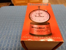 Drumdial Drum Dial Precision Drum Tuner w/ Original Box and Edge Gauge Very Nice