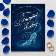 Editable "Fairytale" Wedding Invitation Template – Digital Download (Printable)
