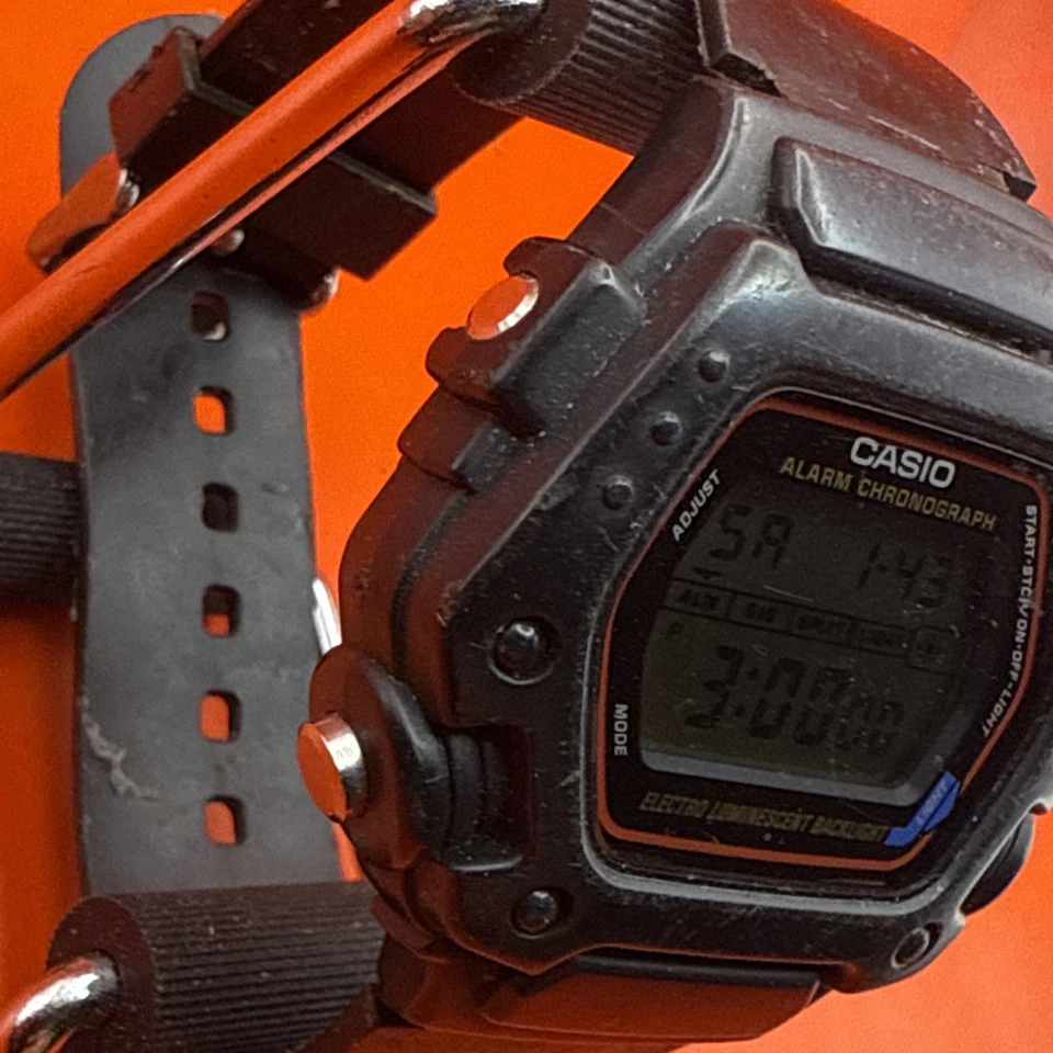 卡西欧 DW-290 mod 3231 男士闹钟计时码表石英表 40 毫米 可正常工作 — 第 4/4 张图片