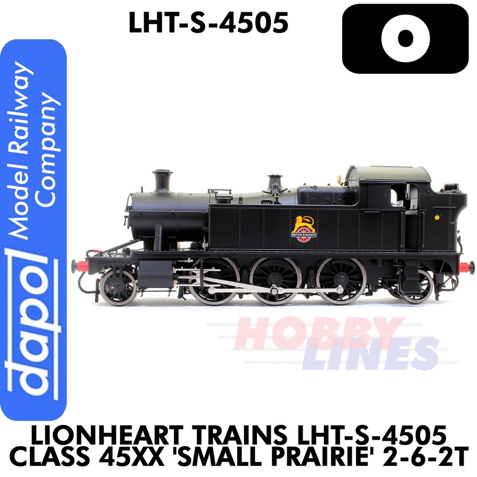 Class 45xx 2-6-2 BR Black Early Crest 45x2 Loco Lionheart Trains LHT-S ...