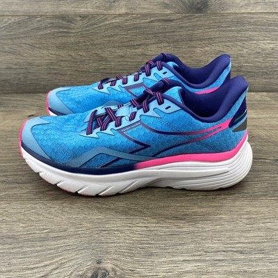 Diadora Equipe Nucleo Women Blue Pink Running Shoes Sneaker Athletic Sz 8.5