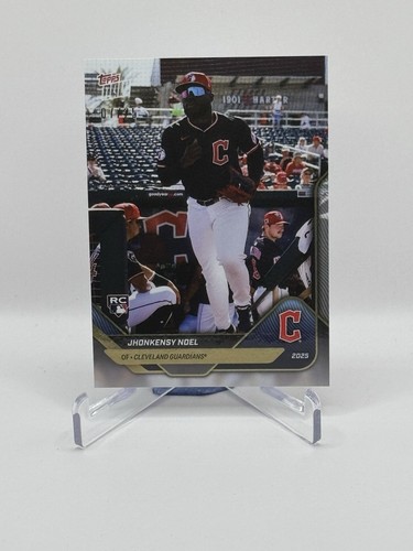 2025 Topps Road to Opening Day Jhonkensy Noel Gold Foil RC 07/25 Guardians