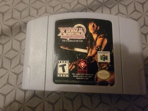 Xena: Warrior Princess -- The Talisman of Fate (Nintendo 64, 1999) N64 Authentic