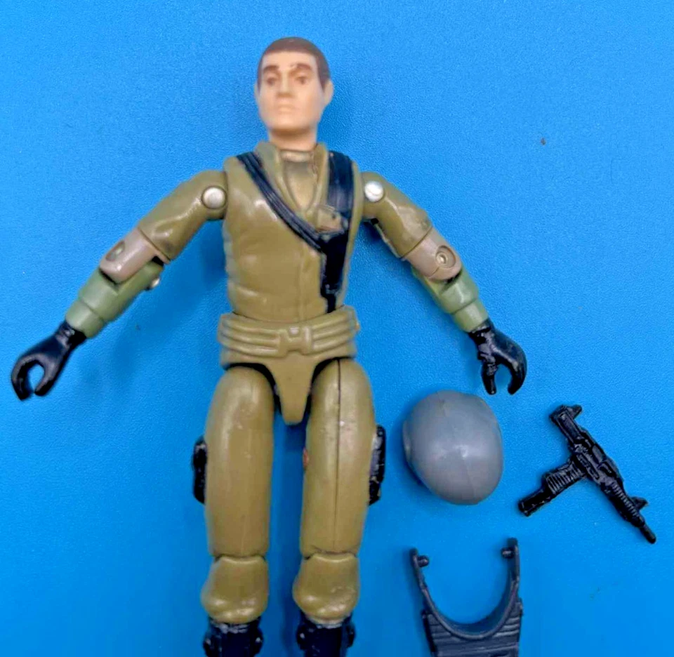 FIGURA DE ACCIÓN HASBRO GI JOE ARAH 1982 SERIE 1 STEELER 3.75" - BRAZO RECTO Foto 4 de 4