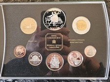 2001 Canada Silver Proof Set 8 Coins - No Outer Box