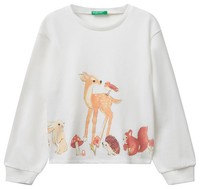 Benetton Shirt G/C M/L, Weiß, 1 Jahr, Kinderbekleidung, T-Shirt