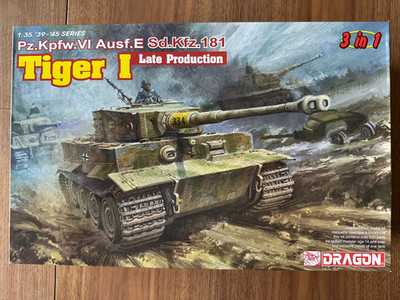 Dragon 6406 Tiger I Late Production Ausf.E 3in1 1:35 Plastic Model