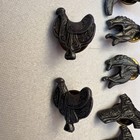 Vintage Lot of 7 Western Themed Metal Pins Collection Pewter Boot Saddle Horse — photo 4