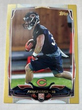 2014 Jordan Lynch Topps Gold Rookie Card (RC) Numbered #1427/2014 Chicago Bears . rookie card picture