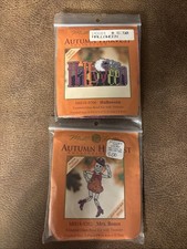 Set/2 Mill Hill Autumn Harvest Counted Glass Bead Kits. Halloween Mrs. BonesNIP