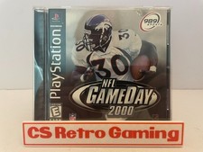 NFL Gameday 2000 (PlayStation, PS1) Complete w/Manual +Reg Card Refurb Free Ship