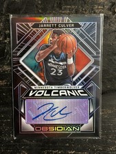 Jarrett Culver 2020-21 Panini Obsidian Volcanic Auto /75 #VOL-JCU Timberwolves