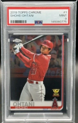Shohei Ohtani 2019 Topps Chrome #1 Batting Rookie Cup PSA 9 MINT