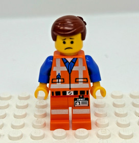 LEGO Movie 2015 Minifigure Emmet 2-Sided Head Lopsided Sad / Happy tlm096 70818