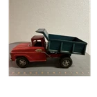 New ListingTonka Pressed Steel Dump Truck Red Blue Vintage Toy Vehicle Collectible