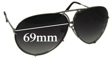 SFx Replacement Sunglass Lenses fits Porsche P 8478 - 69mm Wide