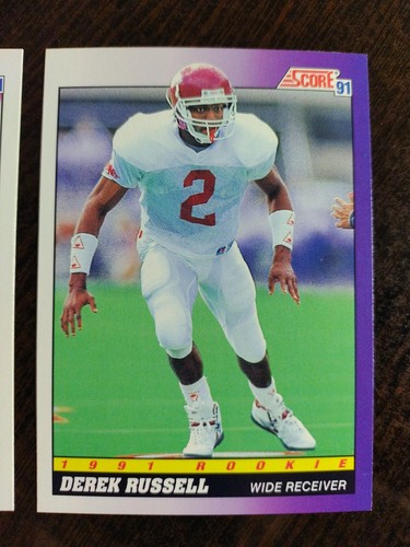 1991 Score - #118 Sewell, #139 David Treadwell & #576 Russell - Denver Broncos - Picture 8 of 10