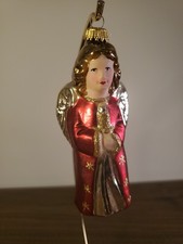 Vintage Christmas Red Angel