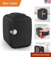 Multi-Function 4L Mini Fridge: Ideal Cooler and Warmer for Skincare & Beverages
