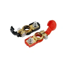 2pcs Car Battery Terminal Connector Positive Negative Pole💎