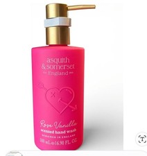 Asquith  Somerset Rose Vanilla Scented Hand Wash Pink Bottle 16.9oz. NEW,SEALED