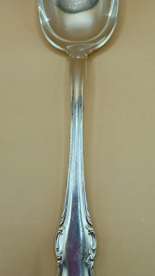 TOWLE STERLING SILVER French Provincial Serving Spoon 8.5" NO MONOGRAM - Image 3 of 4