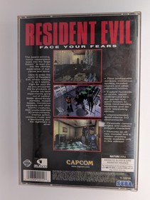 Resident Evil Sega Saturn 1997 Long Case Excellent Condition 