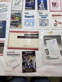 Colecovision Intellivision Coleco Game Booklet Manual Bundle Lot