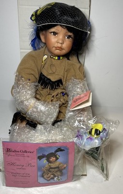 Treasury Collection Paradise Galleries Honey Bee Native American Doll-Open Box