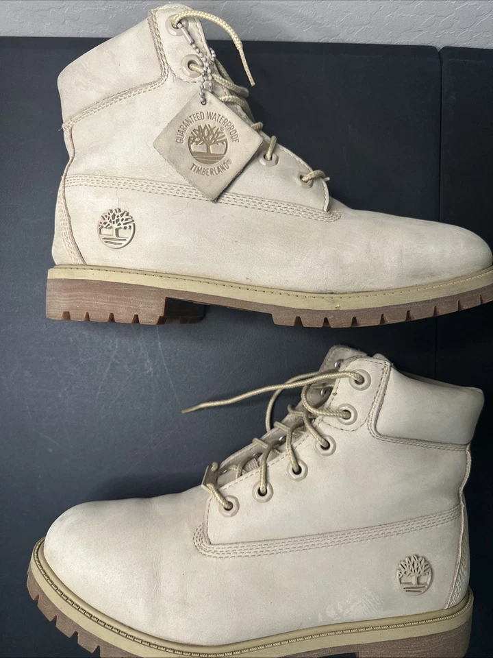 Timberland Premium 6 pulgadas Bota Big Kid Talla 7 Angora Foto 2 de 4