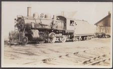 Grand Trunk Railway 2-6-0 #734 locomotive photo Portland ME 1939