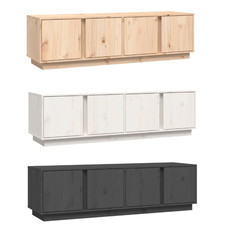 TV-Schrank Lowboard Fernsehtisch Unterschrank 140x40x40 cm Massivholz Kiefer