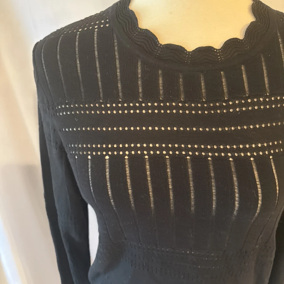 Suéter para mujer Derek Lam 10 Crosby negro ¡talla grande! Foto 2 de 4