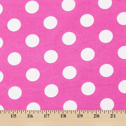 Polka Dot Large Printed Fabric 100% Cotton 58/60" Wide Sold By The Yard - Picture 5 of 12