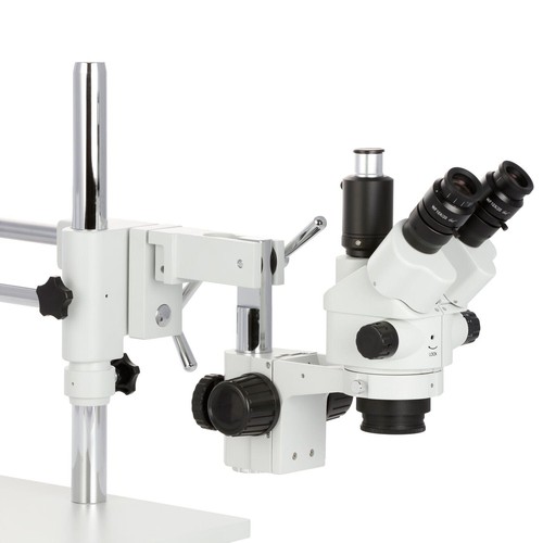 Microscopio estéreo de pluma focal simultánea Amscope 3.5X-90X + anillo fluorescente de luz - Imagen 12 de 18
