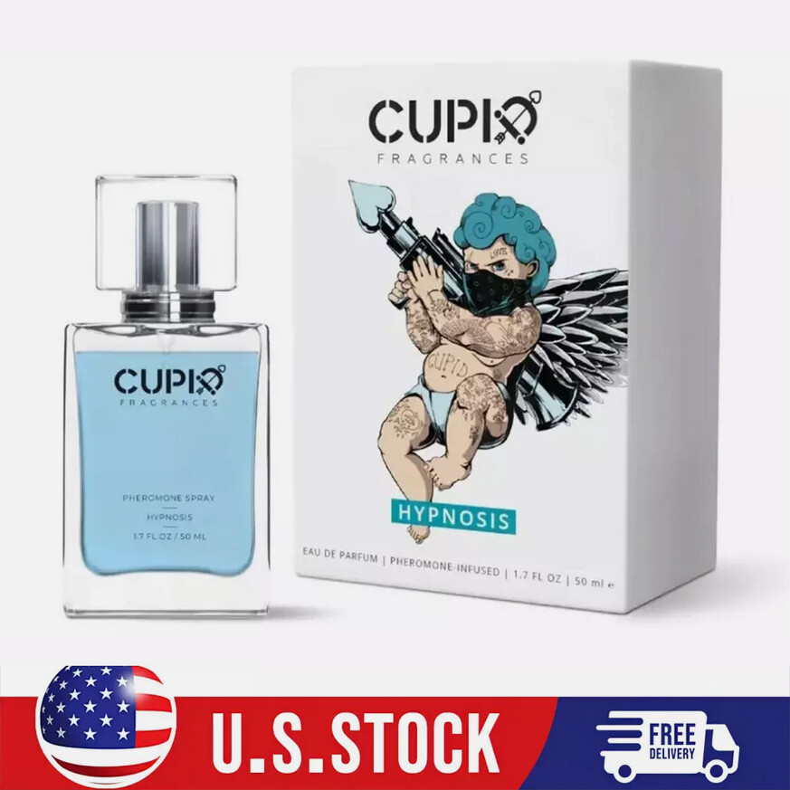 Cupid Fragrances Hypnosis Eau de Parfum for Men 1.7 oz Pheromone Infused Cologne