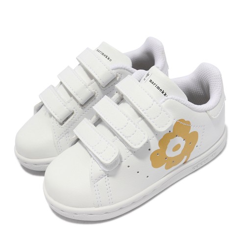 adidas Stan Smith CF I Marimekko White Gold Strap Toddler Infant Casual  H04685 | eBay