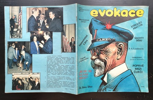 T. G. MASARYK BY KAJA (KAREL) SAUDEK, No. 1/1990, CZECH MAGAZINE EVOKACE, RARE - Picture 3 of 15
