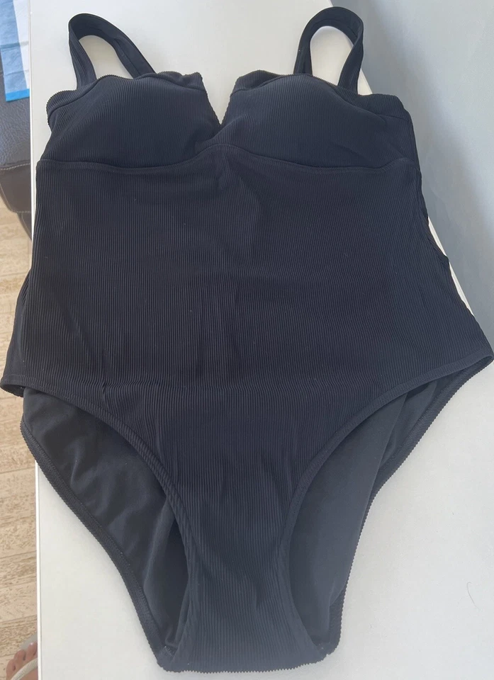 Traje de baño negro para mujer Marks & Spencer Collection talla 20 02623351 Foto 3 de 4