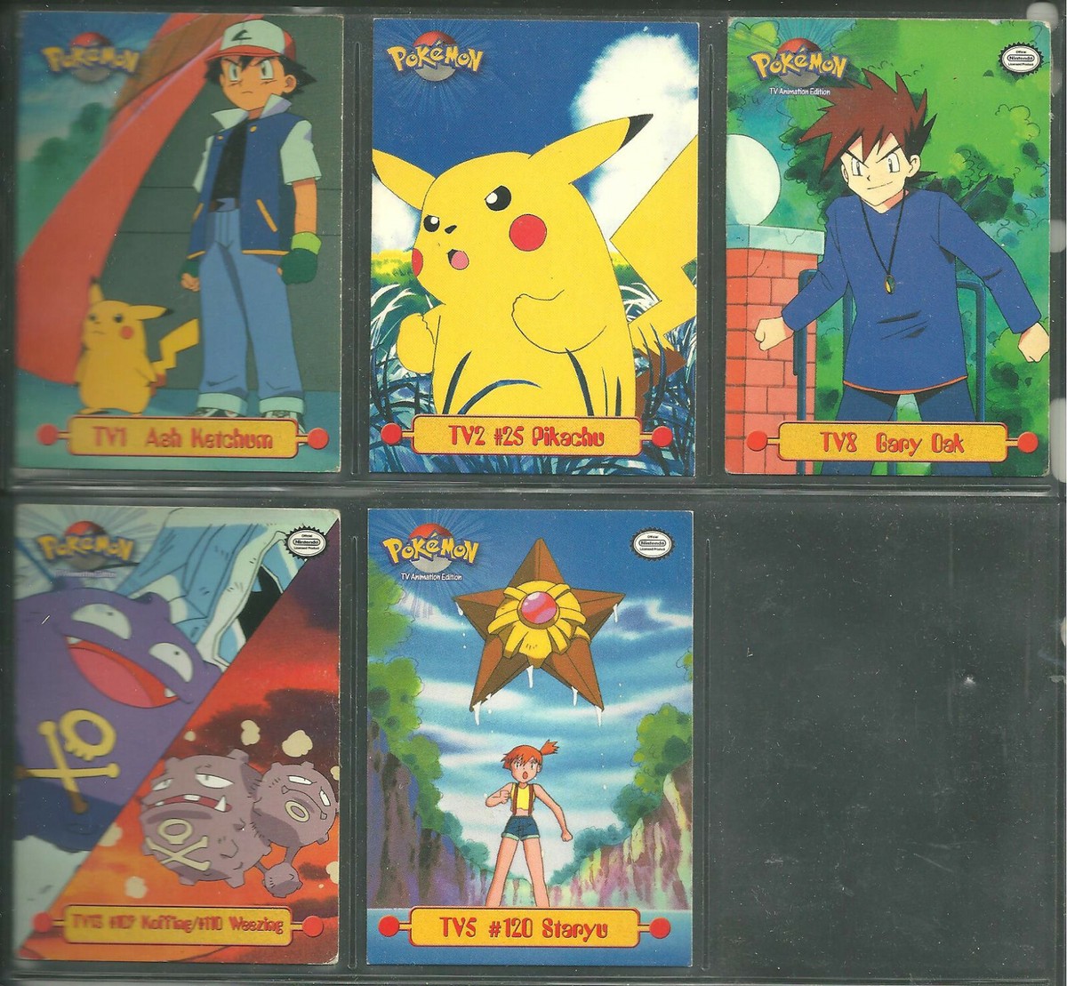 Lot of 23 Pokemon Cards in Binder Sleeves TV Series Various Trading Cards |  eBay