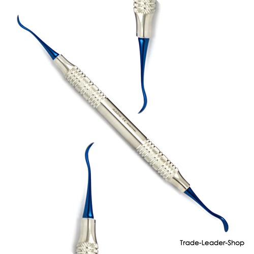 5 pcs Sinus Lift Implant Lifter Curette Instrument Dental Raspatorien Blue - Picture 7 of 7