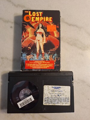 The Lost Empire Beta Tape 1985 Lightning Video RARE Jim Wynorski *SLIPCOVER DMG*