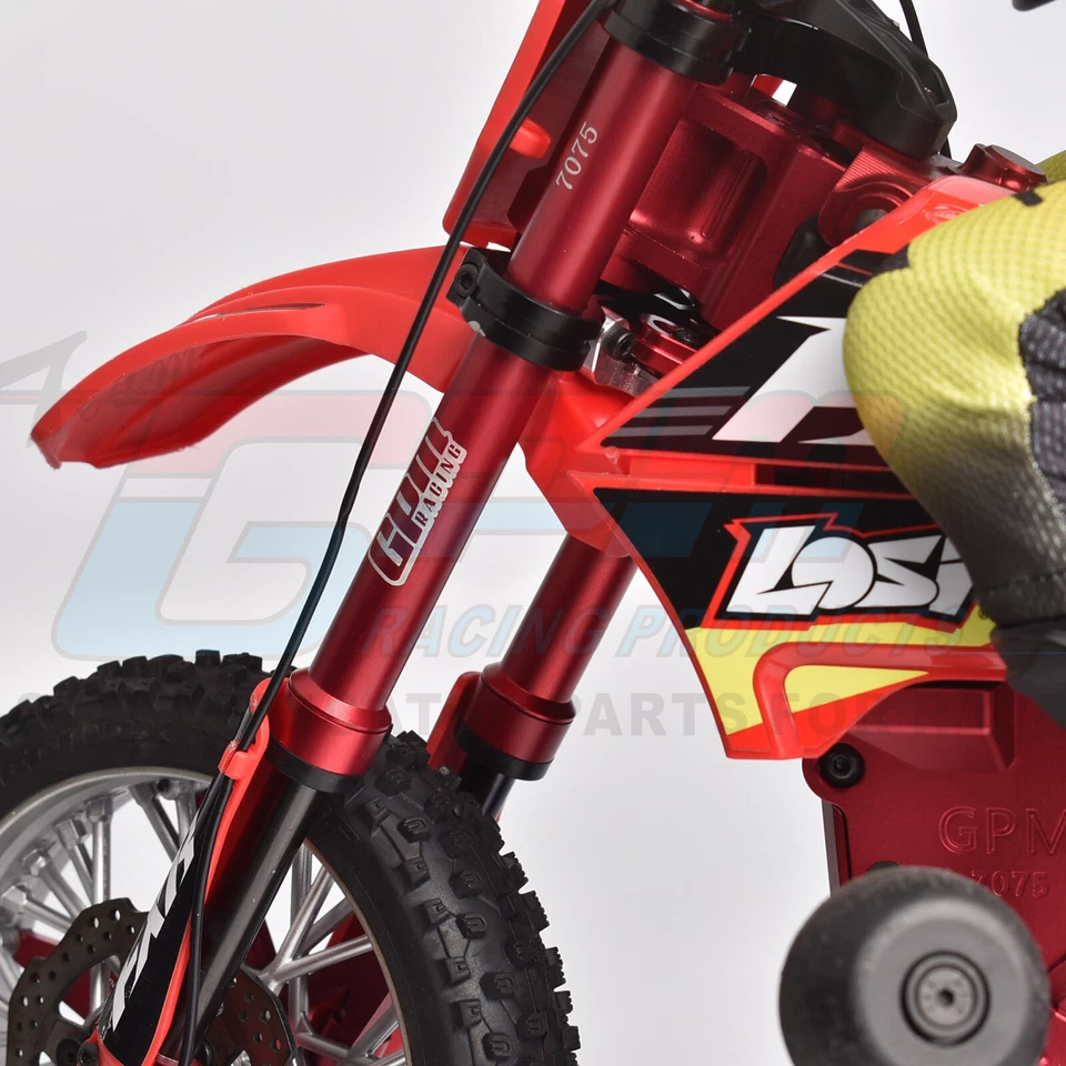 Aluminum 7075 Fork Tube Set For LOSI 1/4 Promoto MX Motorcycle RTR,FXR-LOS06000 - Image 4 of 4