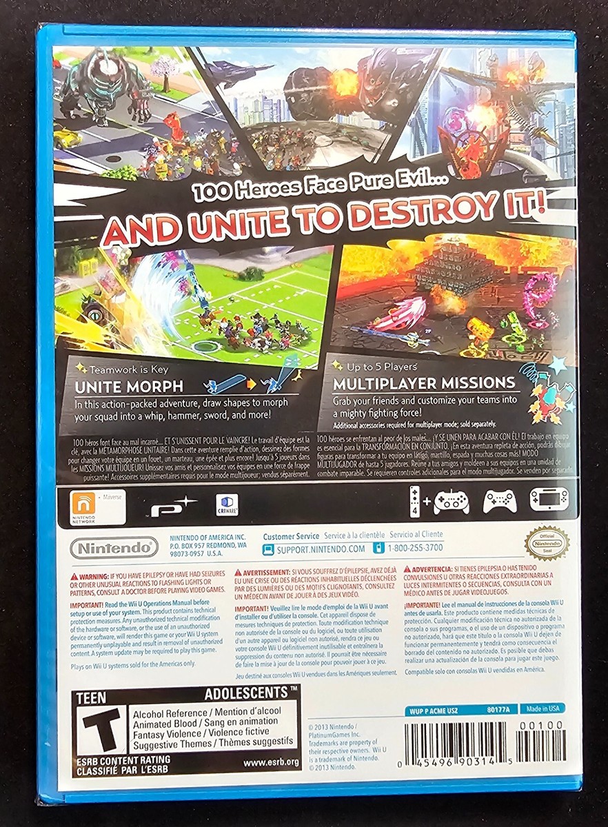 その他 The Wonderful 101 - Wii U rdzdsi3 The Wonderful 101 (Nintendo Wii U, 2013) Complete W/ Manual